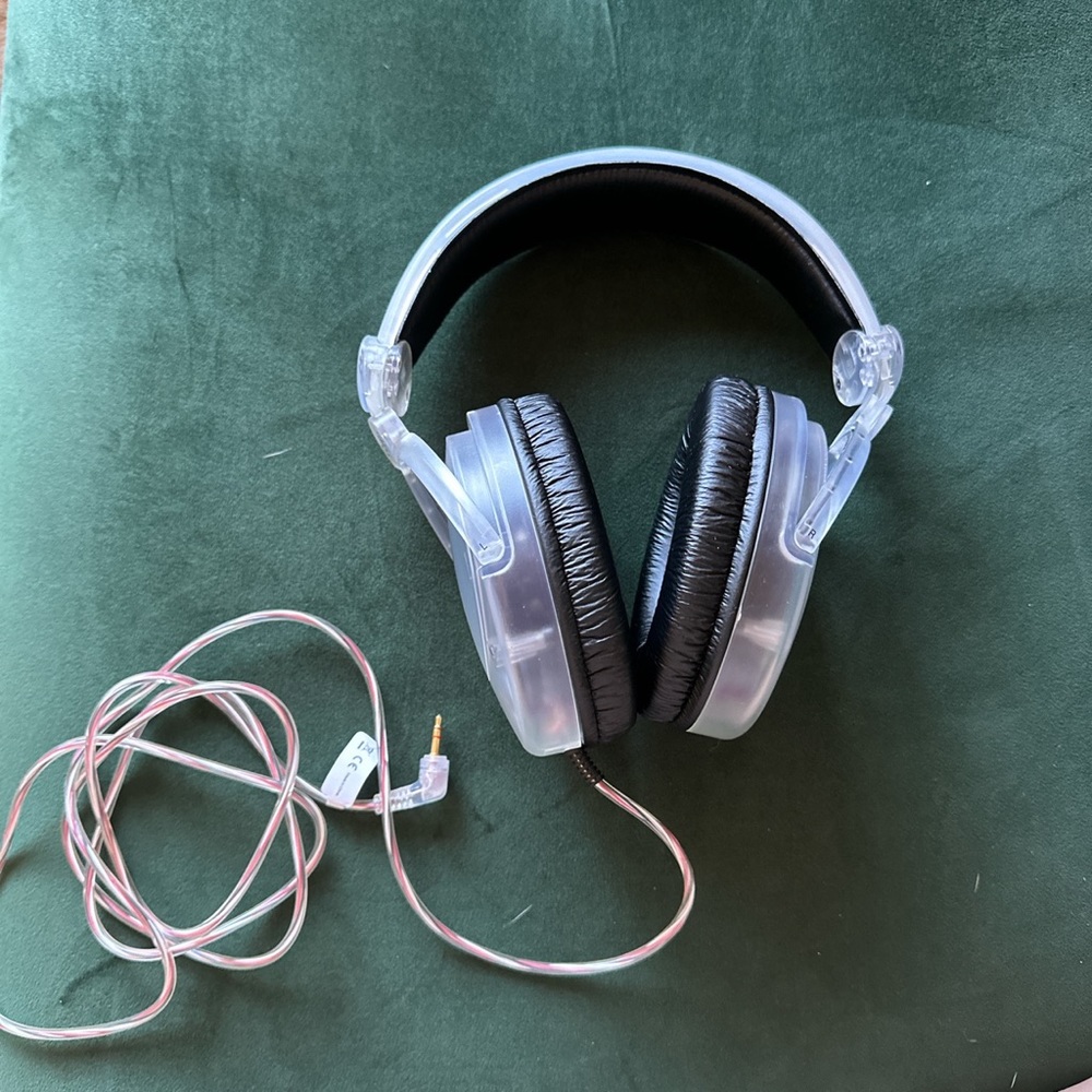 NEW KOSS CL/80 TRANSPARENT OVERHEAD HEADPHONES